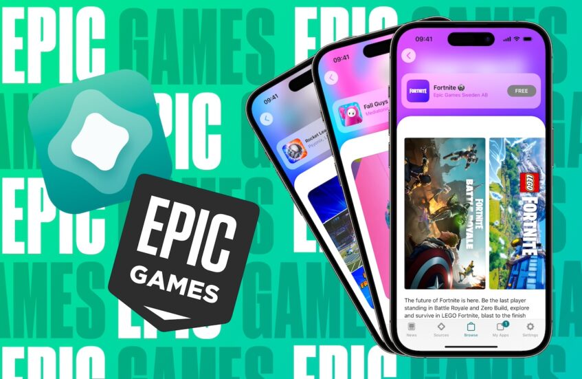 Fortnite di Altstore App Phone Mock Up